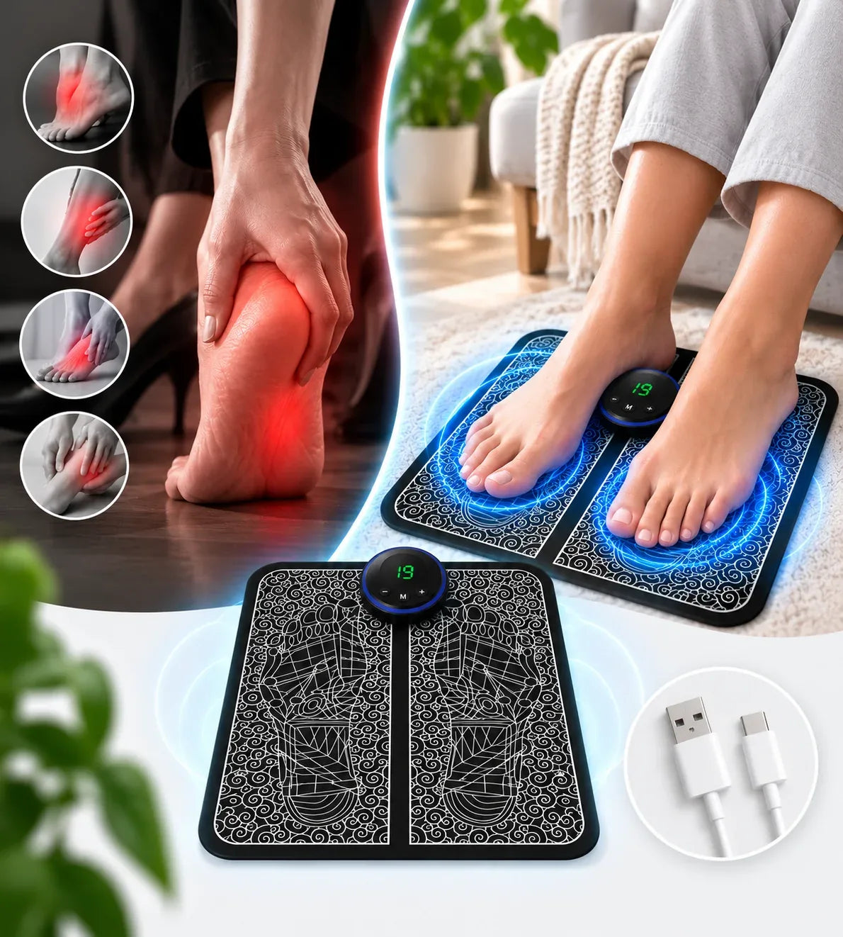 VITALIS EMS® | Electroestimulador de Pies